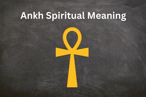 ankh in spiritual practice.